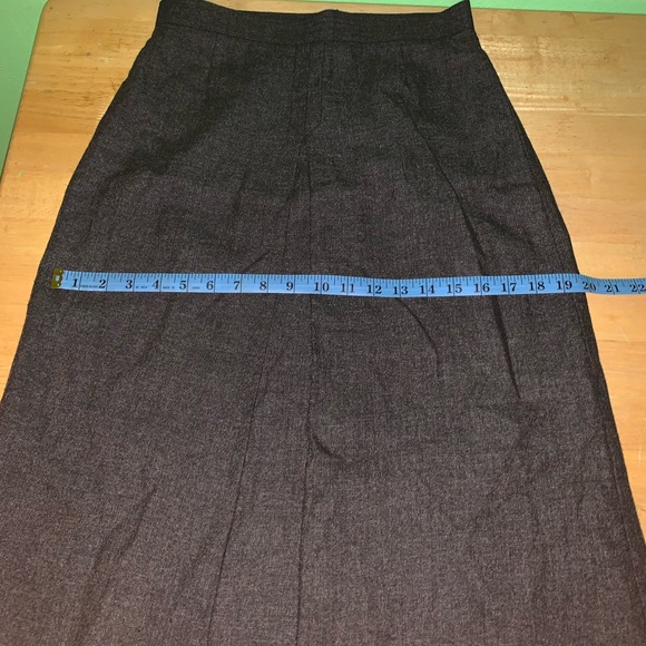 Gray Wool J. Crew A-line Skirt - Picture 7 of 8